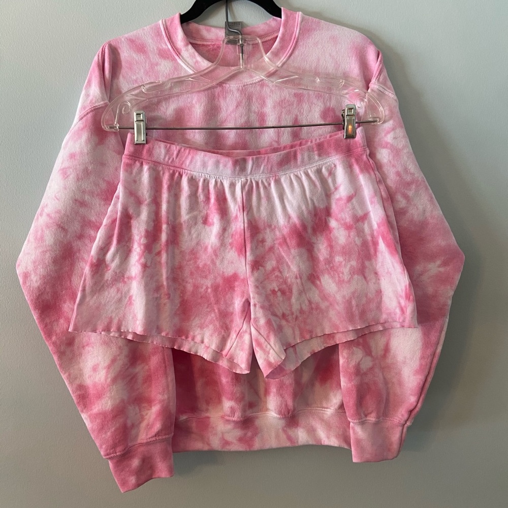 Custom Tie Dye Sweat Shorts | Matching Set - Picture 6 of 15